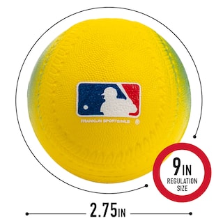 Foto 2 | Paquete De 3 Unidades De Foam Baseball Franklin Sports Soft Practice Para Niños - Venta Internacional.