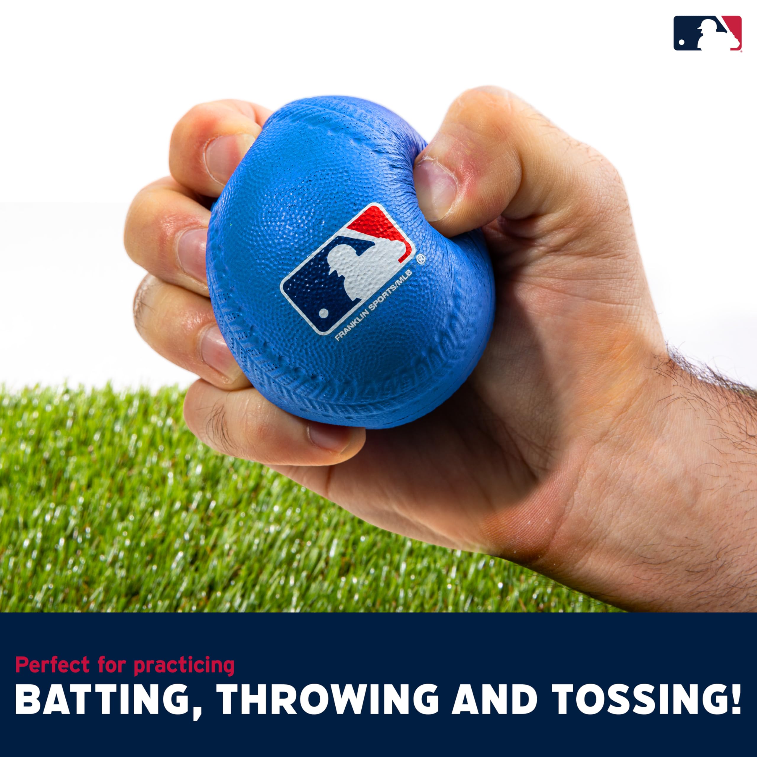 Foto 4 pulgar | Paquete De 3 Unidades De Foam Baseball Franklin Sports Soft Practice Para Niños - Venta Internacional.