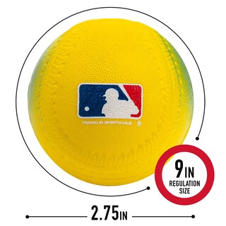 Foto 5 | Paquete De 3 Unidades De Foam Baseball Franklin Sports Soft Practice Para Niños - Venta Internacional.