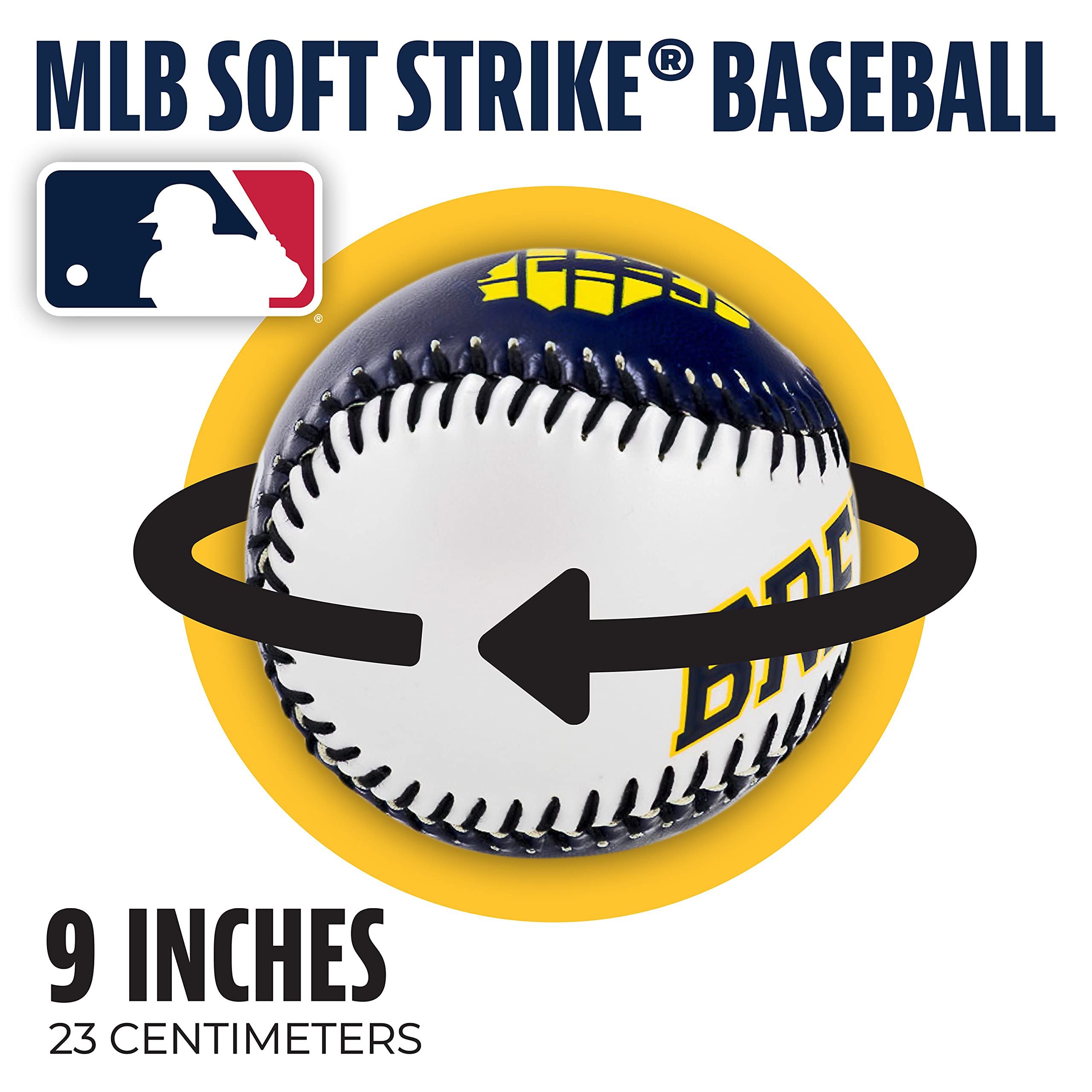 Foto 3 pulgar | Equipo De Béisbol De Juguete Franklin Sports Milwaukee Brewers Mlb - Venta Internacional.