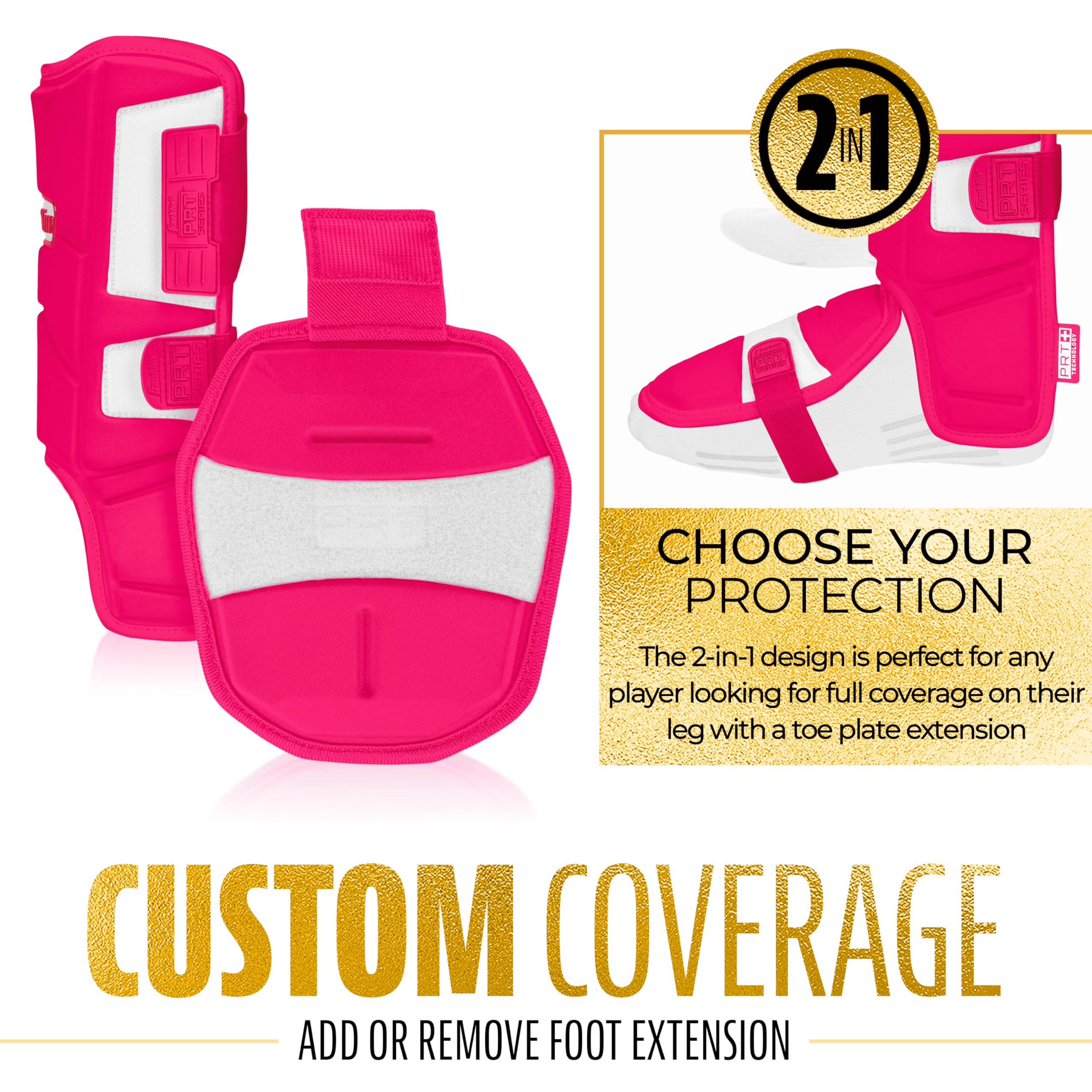 Foto 3 pulgar | Protector De Piernas Franklin Sports Prt Series De Béisbol Para Adultos, Color Rosa - Venta Internacional.