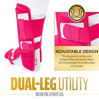 Foto 3 | Protector De Piernas Franklin Sports Prt Series De Béisbol Para Adultos, Color Rosa - Venta Internacional.