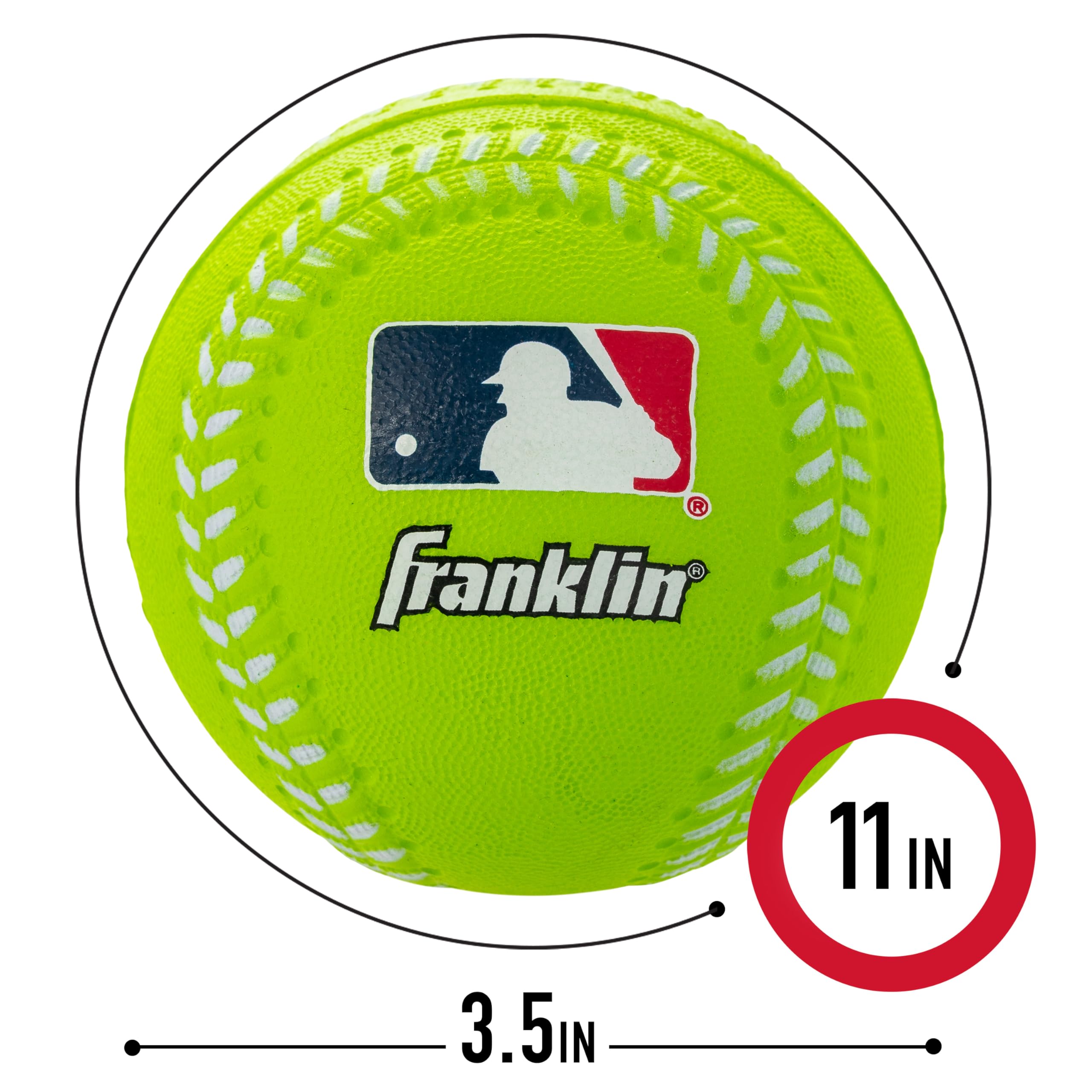 Foto 3 pulgar | Pelota De Béisbol De Espuma De Gran Tamaño Franklin Sports Para Niños De Más De 3 Años - Venta Internacional.