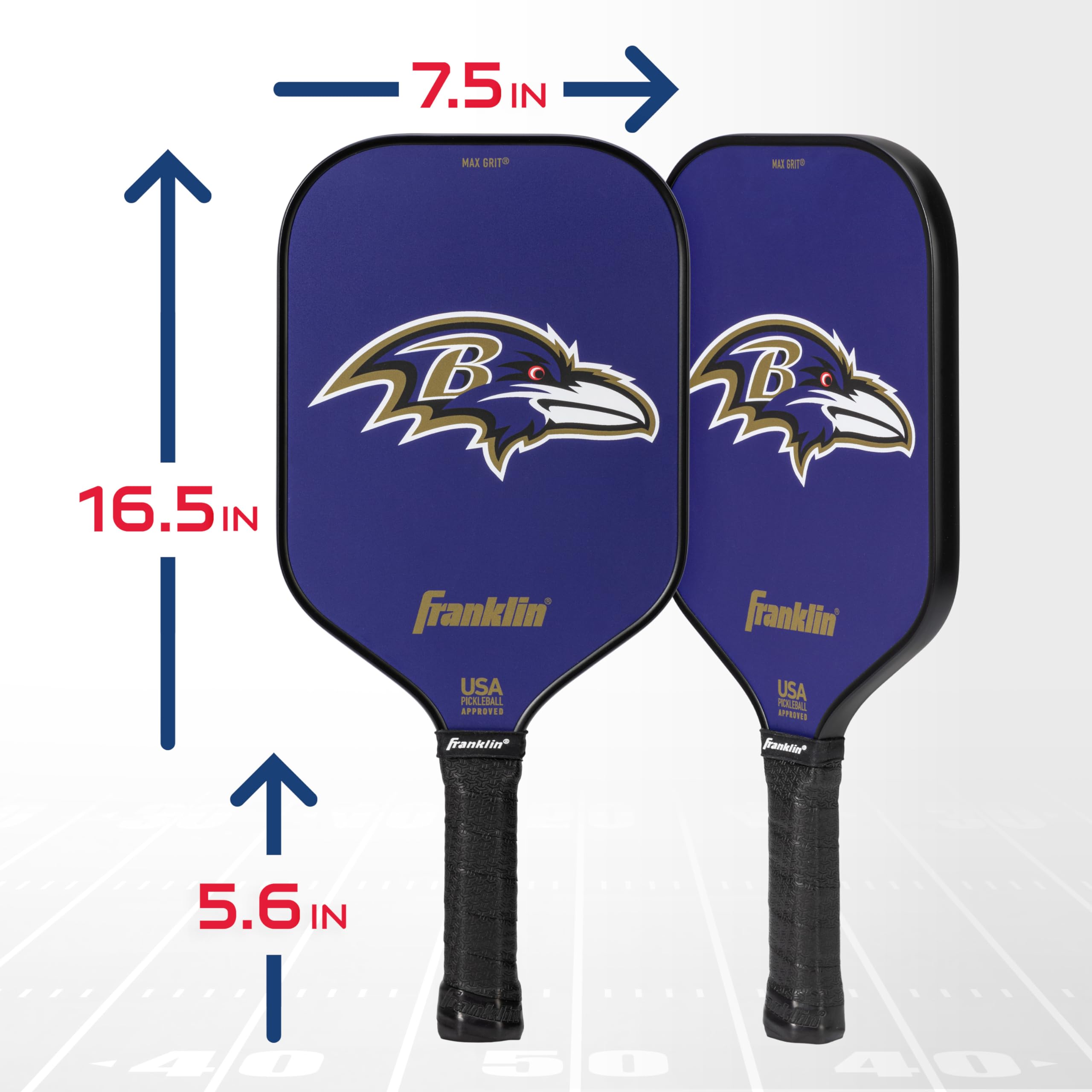 Foto 3 pulgar | Pickleball Paddle Franklin Sports Nfl Baltimore Ravens - Venta Internacional.