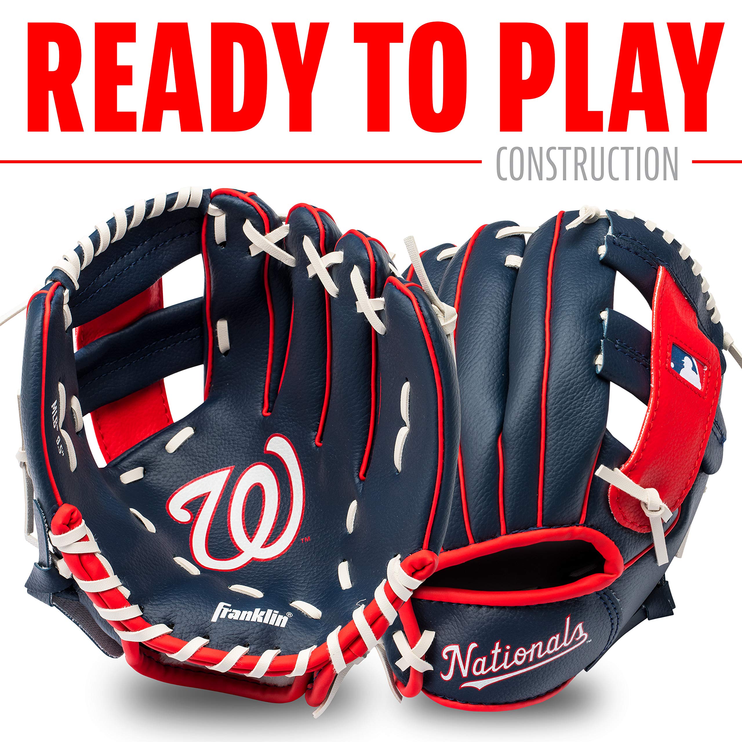 Foto 3 pulgar | Set De Guantes Y Pelota De Teeball Franklin Sports Mlb 9.5 Para Niños - Venta Internacional.