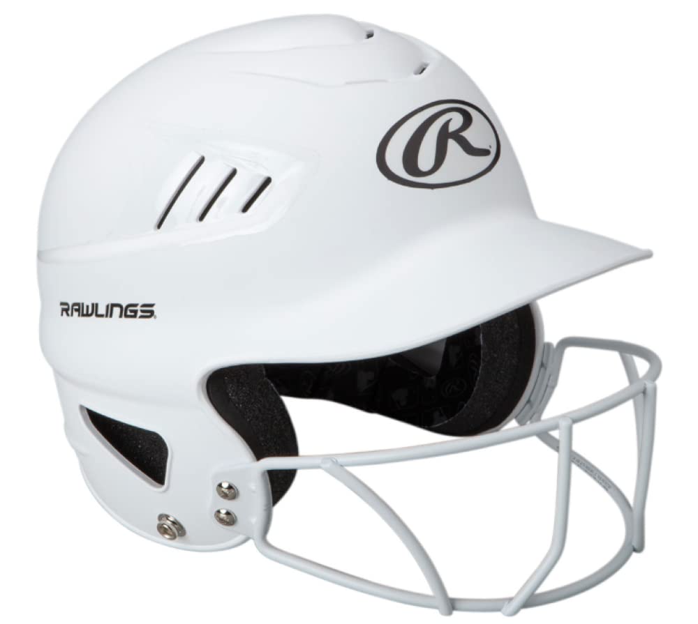 Foto 5 pulgar | Casco De Bateo Rawlings Coolflo Highlighter, Blanco Mate - Venta Internacional.