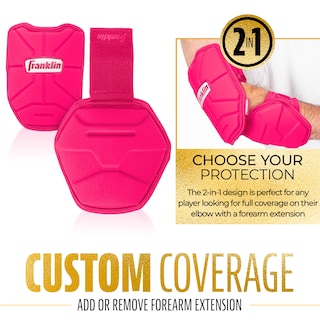 Foto 6 | Protector De Codo Franklin Sports Prt Series Para Adultos, Color Rosa - Venta Internacional.