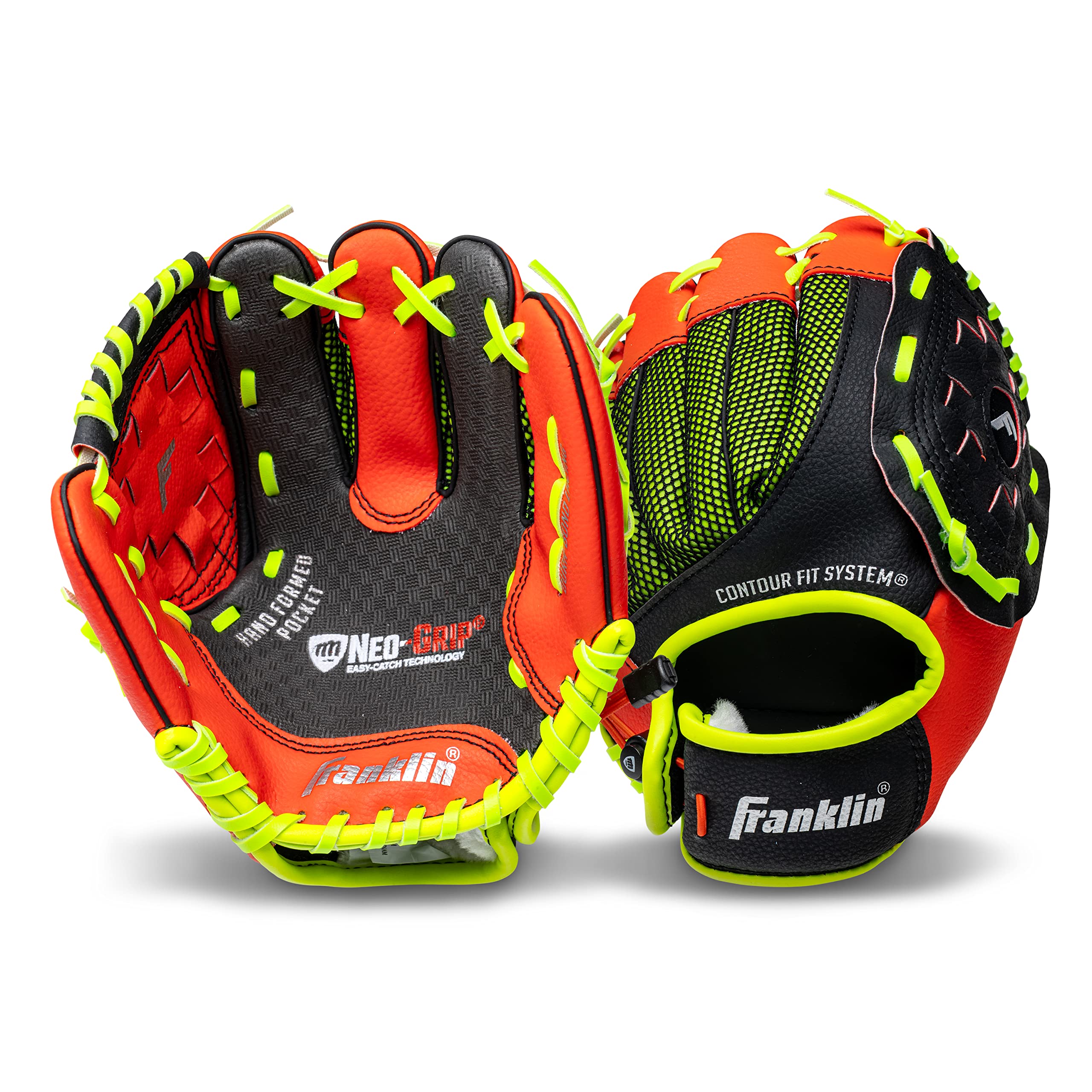 Foto 3 pulgar | Guante De Béisbol Franklin Sports Neogrip Kids Red 9.0 - Venta Internacional.