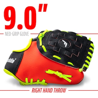 Foto 3 | Guante De Béisbol Franklin Sports Neogrip Kids Red 9.0 - Venta Internacional.