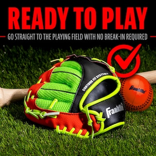 Foto 7 | Guante De Béisbol Franklin Sports Neogrip Kids Red 9.0 - Venta Internacional.