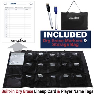 Foto 2 | Dugout Organizer Athletico Para 15 Jugadores Con Funda Para Colgar El Casco - Venta Internacional.