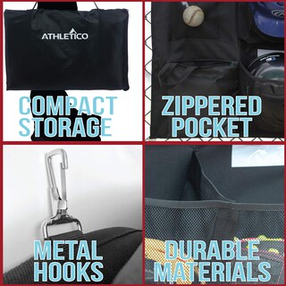 Foto 5 | Dugout Organizer Athletico Para 15 Jugadores Con Funda Para Colgar El Casco - Venta Internacional.