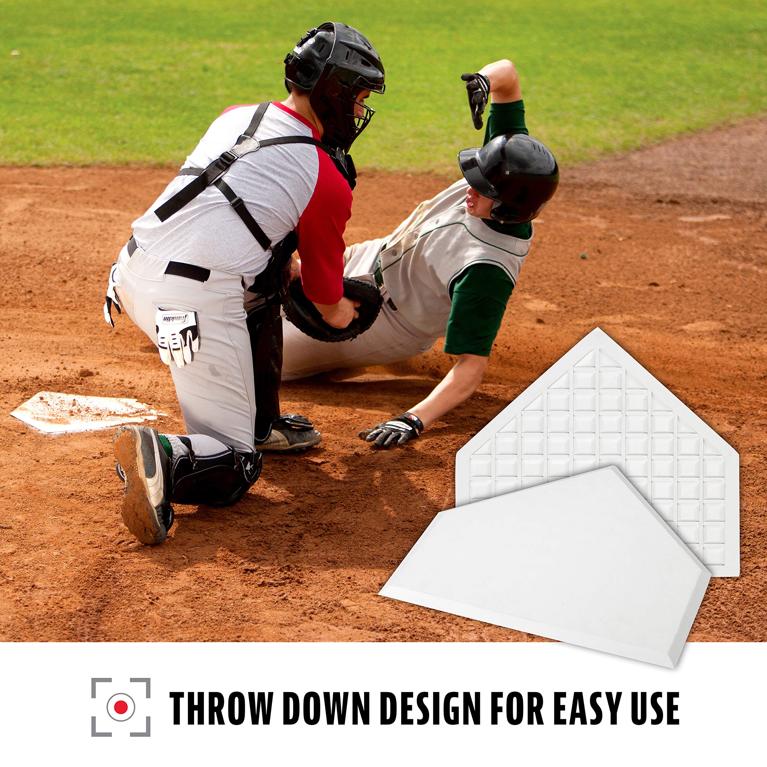 Foto 3 | Home Plate Franklin Sports Béisbol Softbol Rubber - Venta Internacional.