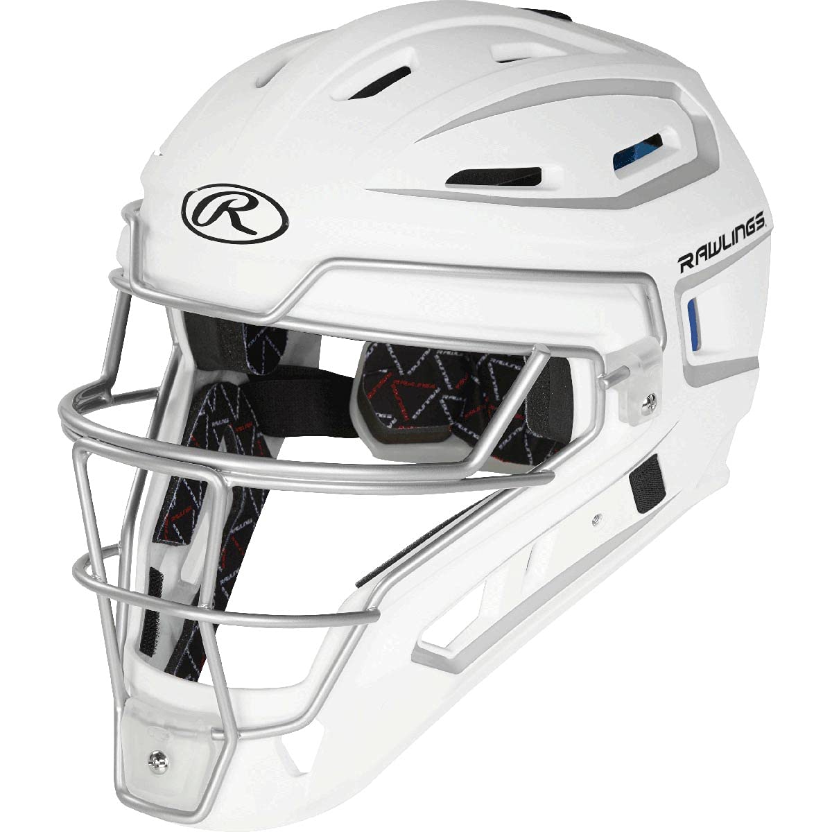 Foto 2 pulgar | Casco De Béisbol Rawlings Velo 2.0 Para Adultos Mayores, Color Blanco Y Plateado - Venta Internacional.