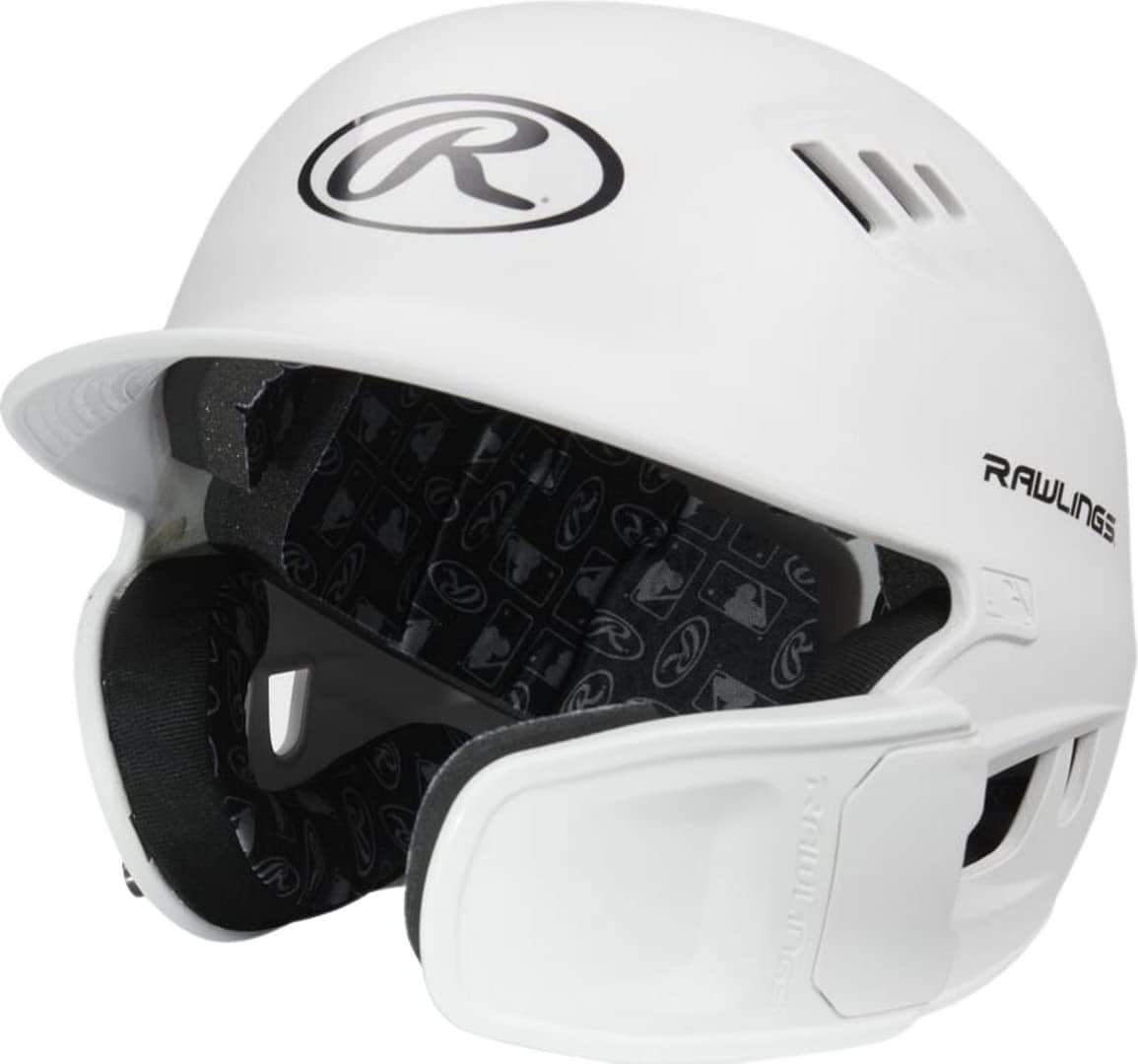 Casco De Bateo Rawlings R16 Reversible Ext Junior Blanco - Venta Internacional. $1,860