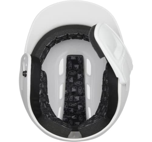 Foto 6 pulgar | Casco De Bateo Rawlings R16 Reversible Ext Junior Blanco - Venta Internacional.