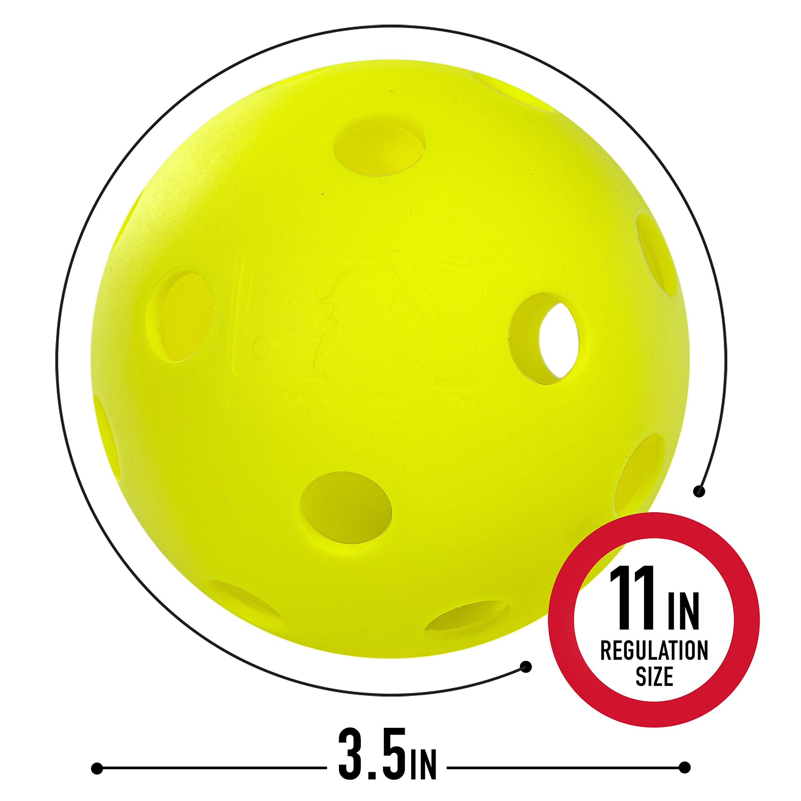 Foto 2 | Pelotas De Softball De Plástico Franklin Sports Mlb 90 Mm, Tamaño Oficial - Venta Internacional.