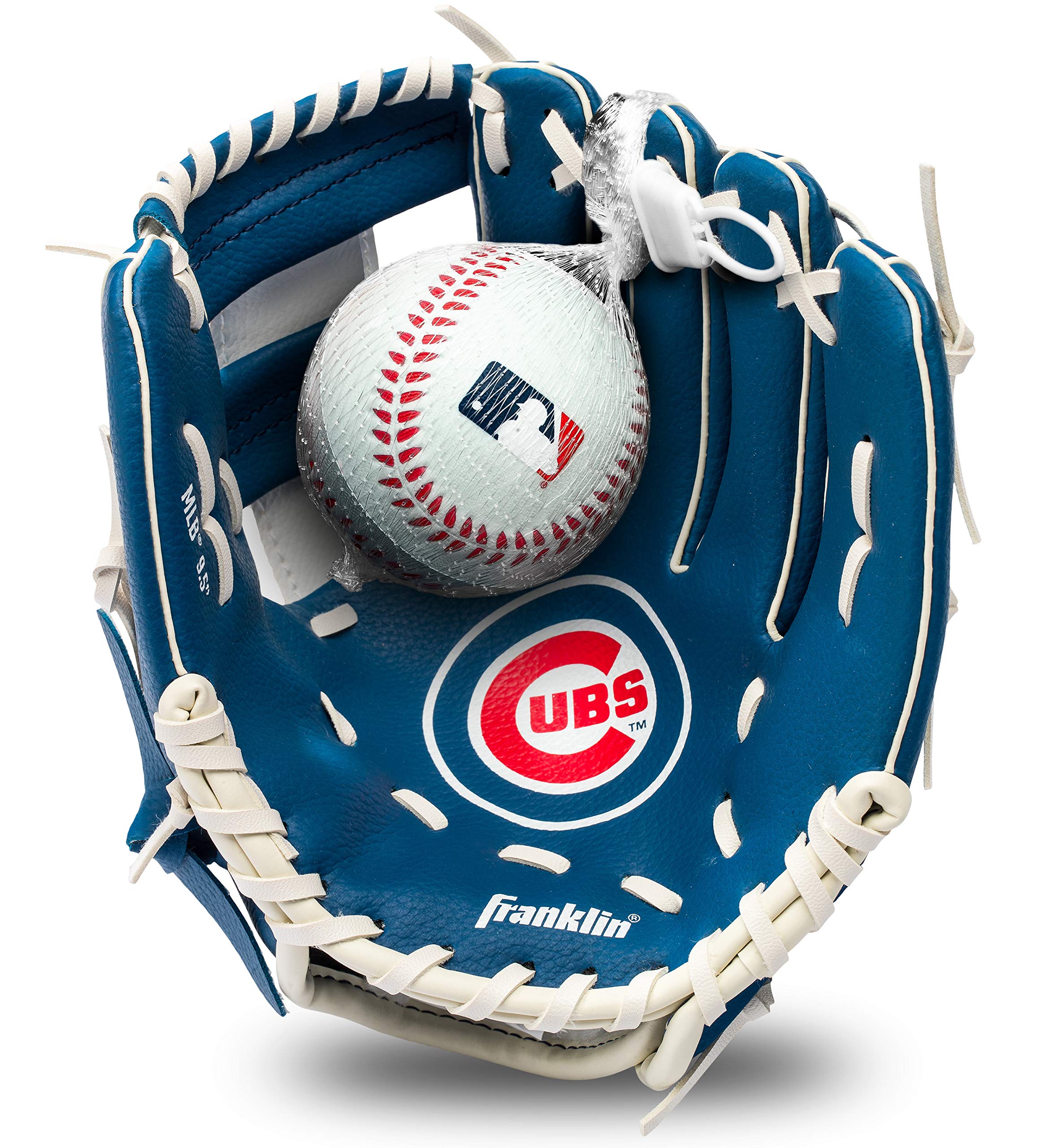 Foto 2 pulgar | Set De Guantes Y Pelota Teeball Franklin Sports Mlb Cubs 9.5 - Venta Internacional.