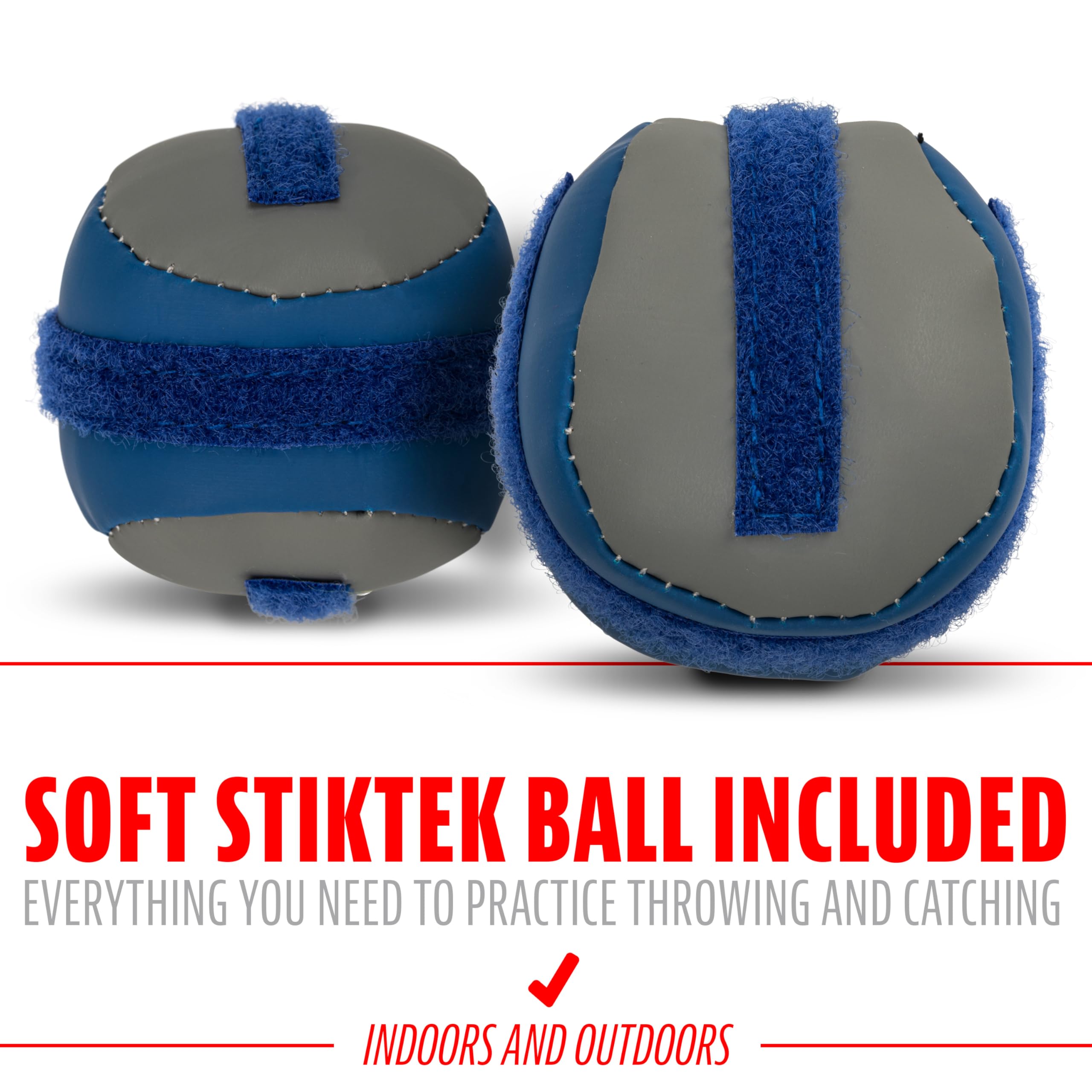 Foto 5 | Juego De Guantes De Béisbol Y Pelota Franklin Sports Stiktek De 8 Pulgadas - Venta Internacional.