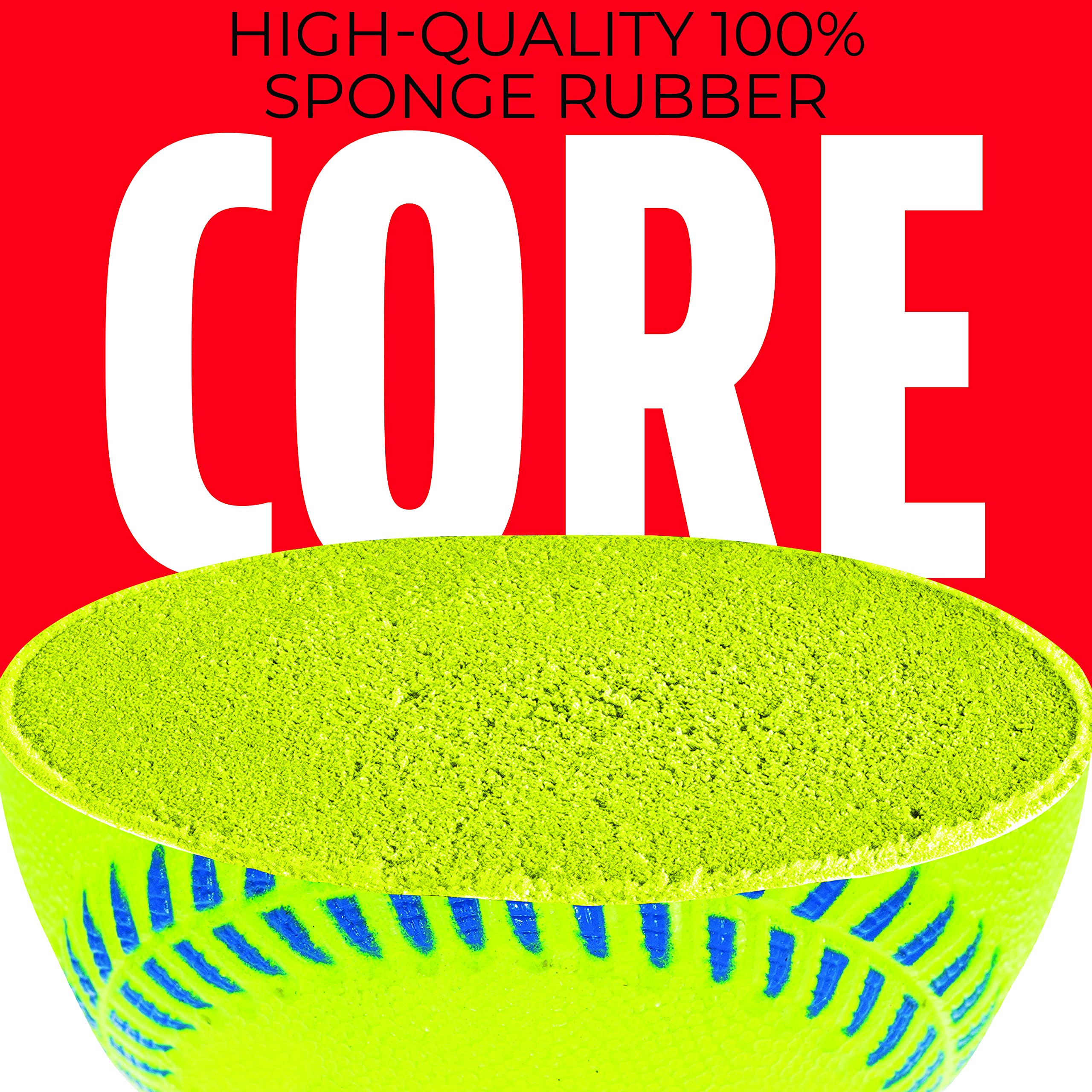 Foto 4 pulgar | Teeball Franklin Sports Pro Brite Neon Rubber Mlb Youth - Venta Internacional.