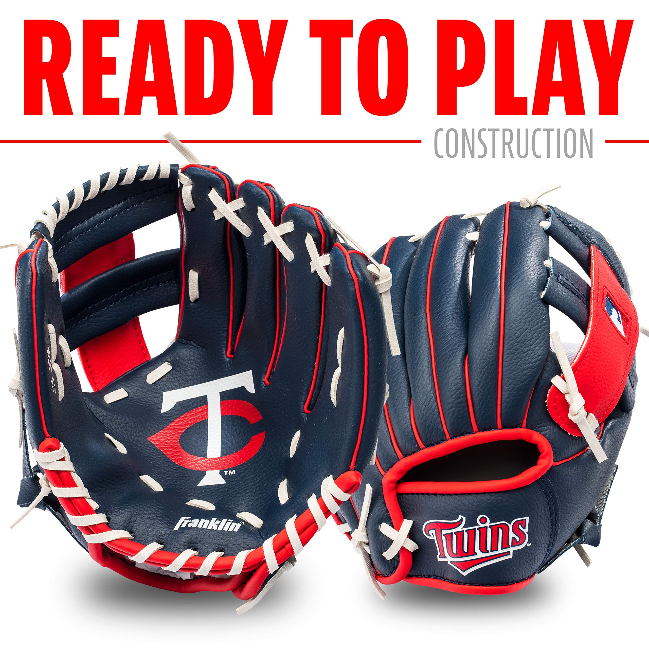 Foto 4 pulgar | Set De Guantes Y Pelota De Teeball Franklin Sports Mlb Kids 9.5 - Venta Internacional.