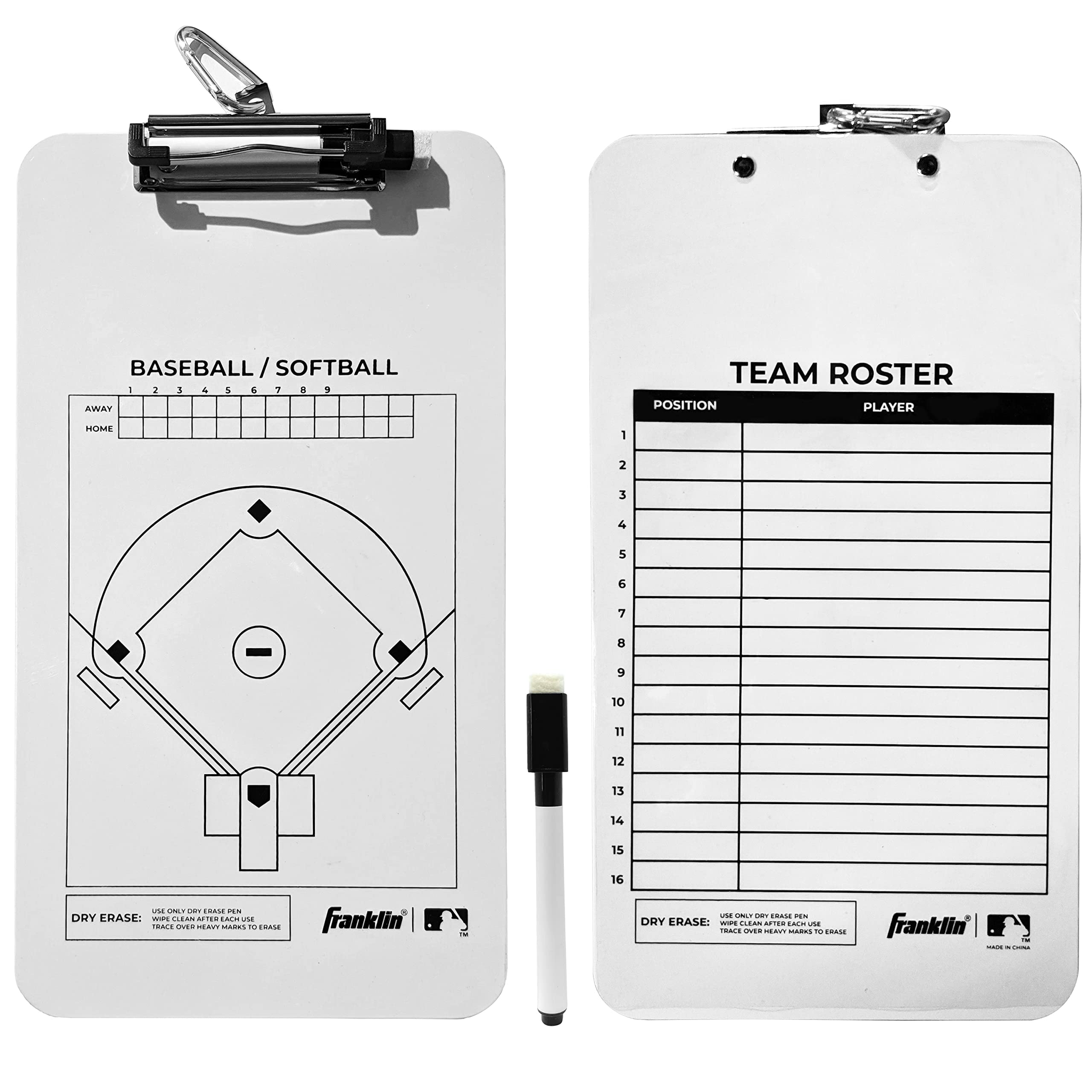 Portapapeles De Entrenamiento Franklin Sports Mlb Baseball + Softbol - Venta Internacional. $537