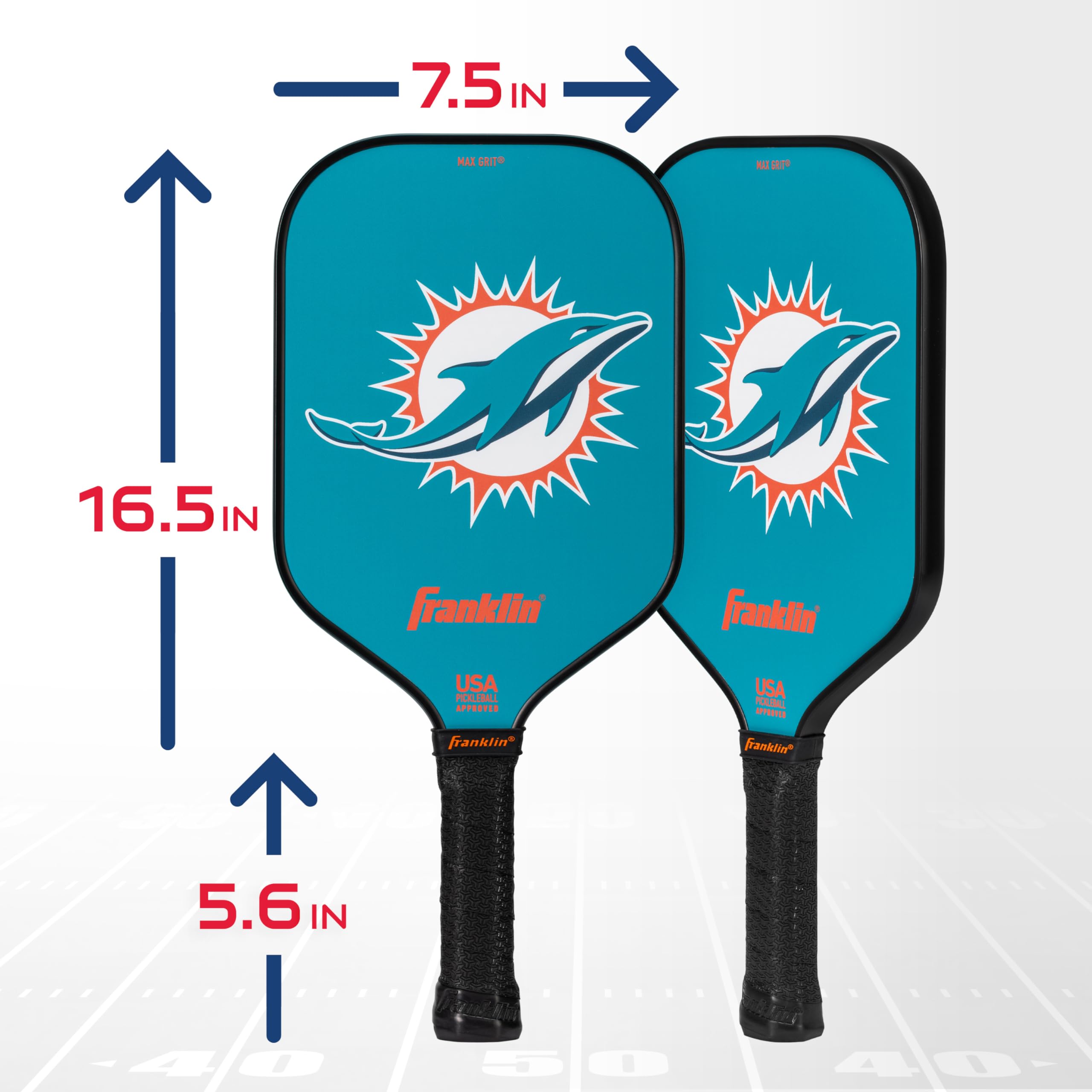 Foto 2 | Pickleball Paddle Franklin Sports Nfl Miami Dolphins - Venta Internacional.