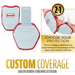 Foto 2 | Protector De Codo Franklin Sports Prt Series Para Adultos, Béisbol Azul/rojo - Venta Internacional.