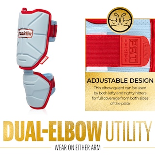 Foto 3 | Protector De Codo Franklin Sports Prt Series Para Adultos, Béisbol Azul/rojo - Venta Internacional.