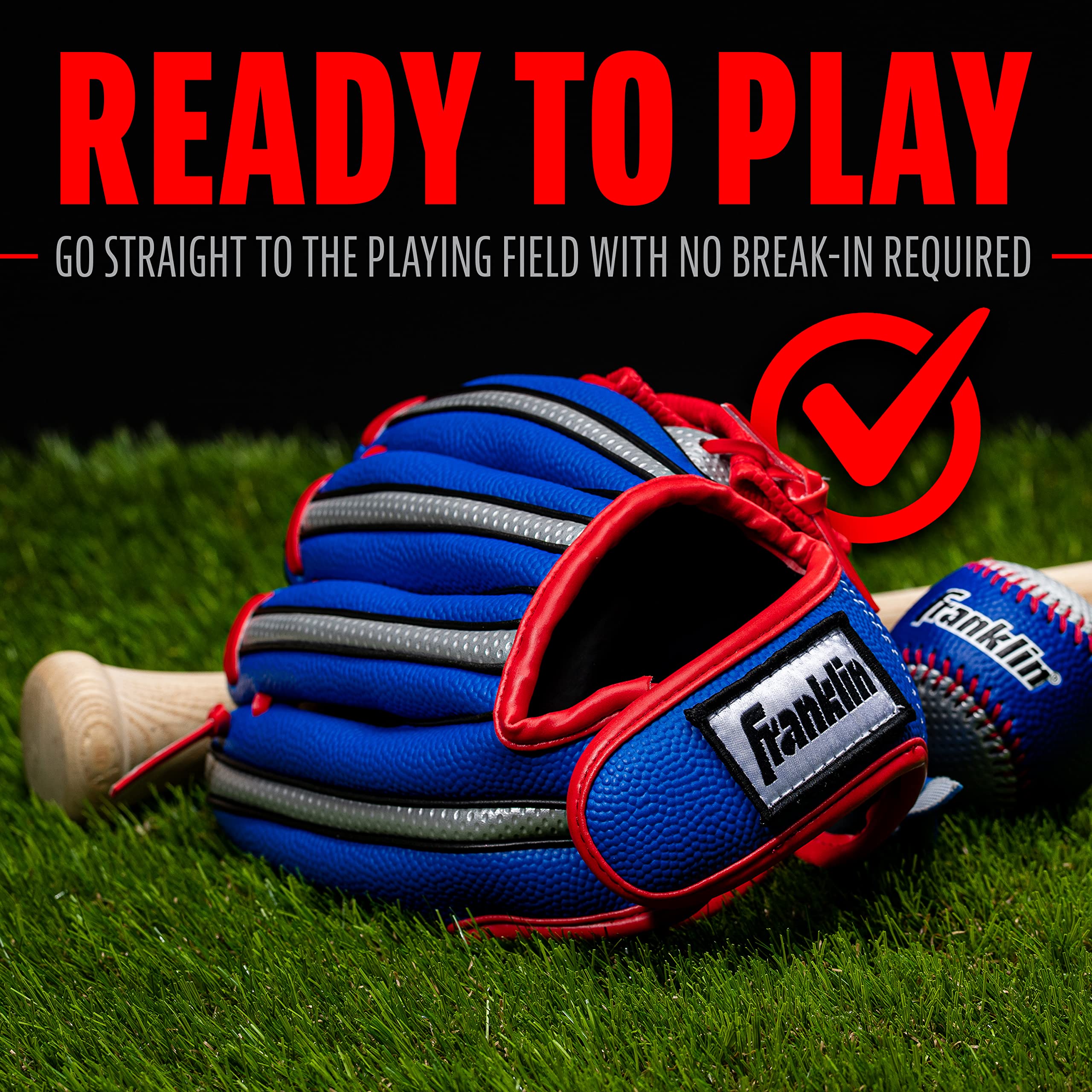 Foto 8 pulgar | Juego De Guantes De Béisbol Franklin Sports Air Tech Youth 9 Years - Venta Internacional.