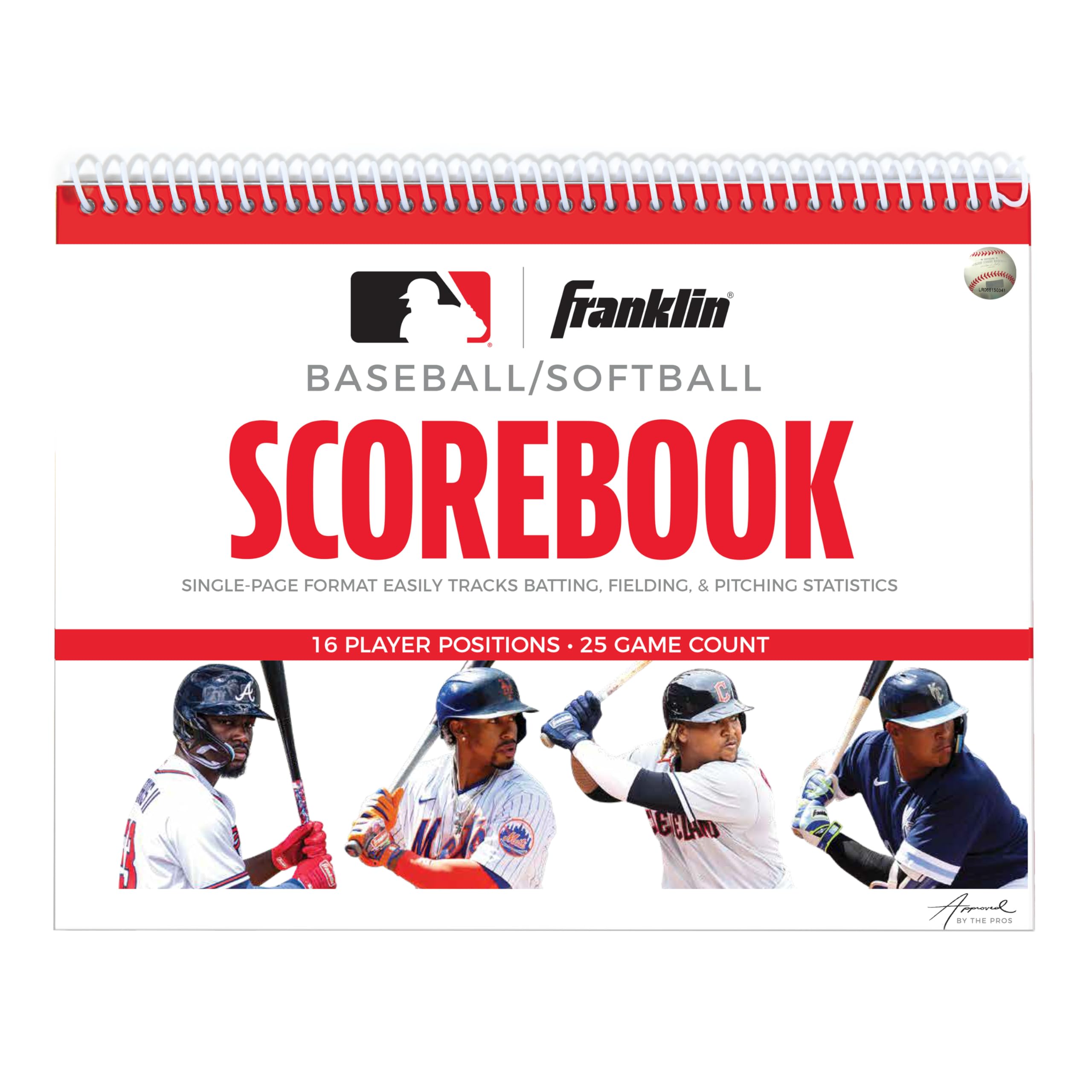 Libro De Puntuaciones Franklin Sports Mlb Baseball + Softbol 25 Juegos - Venta Internacional. $476