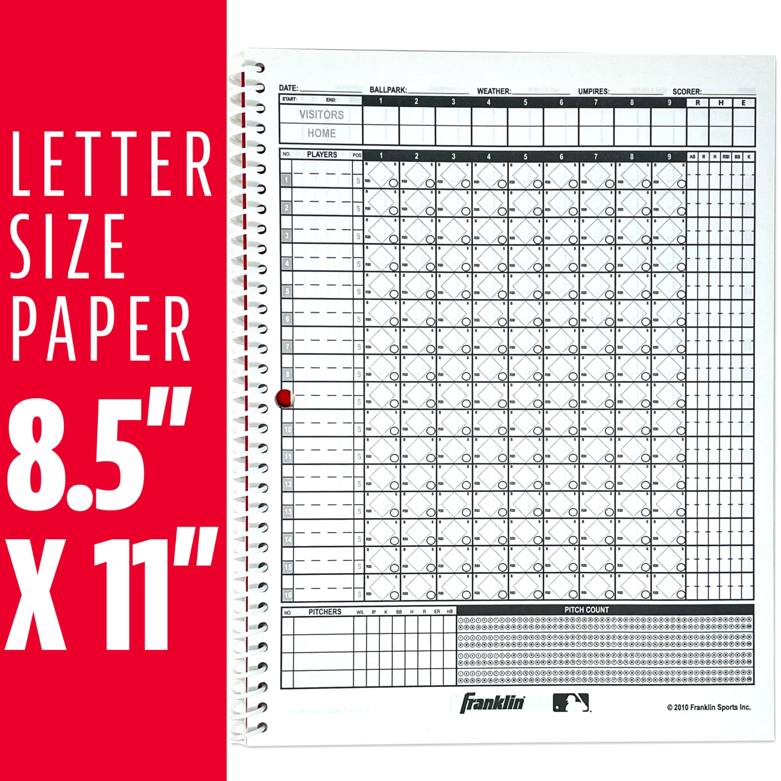 Foto 3 pulgar | Libro De Puntuaciones Franklin Sports Mlb Baseball + Softbol 25 Juegos - Venta Internacional.