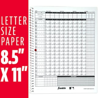 Foto 2 | Libro De Puntuaciones Franklin Sports Mlb Baseball + Softbol 25 Juegos - Venta Internacional.
