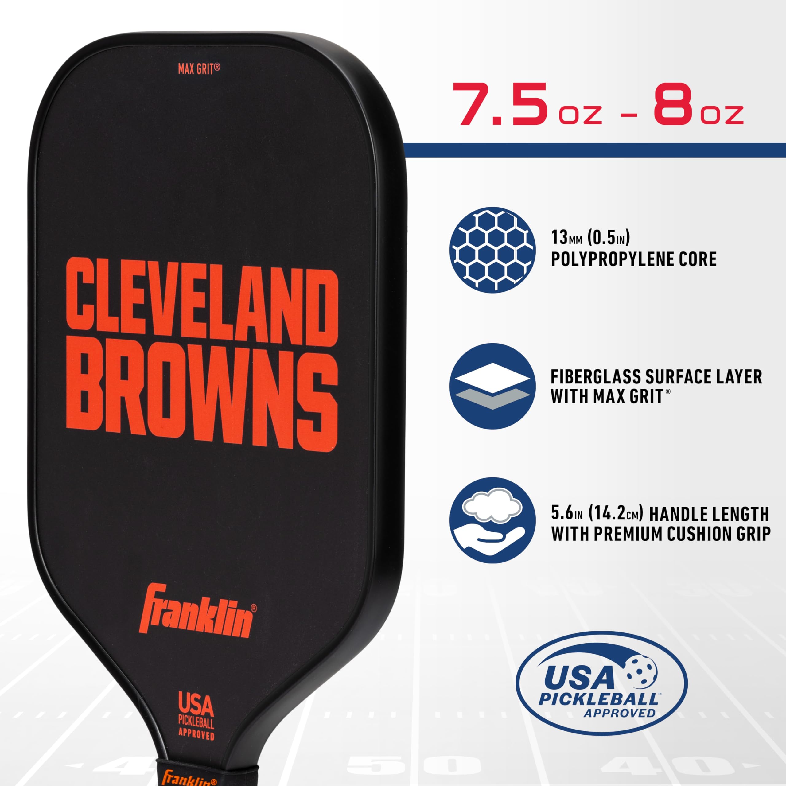 Foto 4 pulgar | Pickleball Paddle Franklin Sports Nfl Cleveland Browns - Venta Internacional.