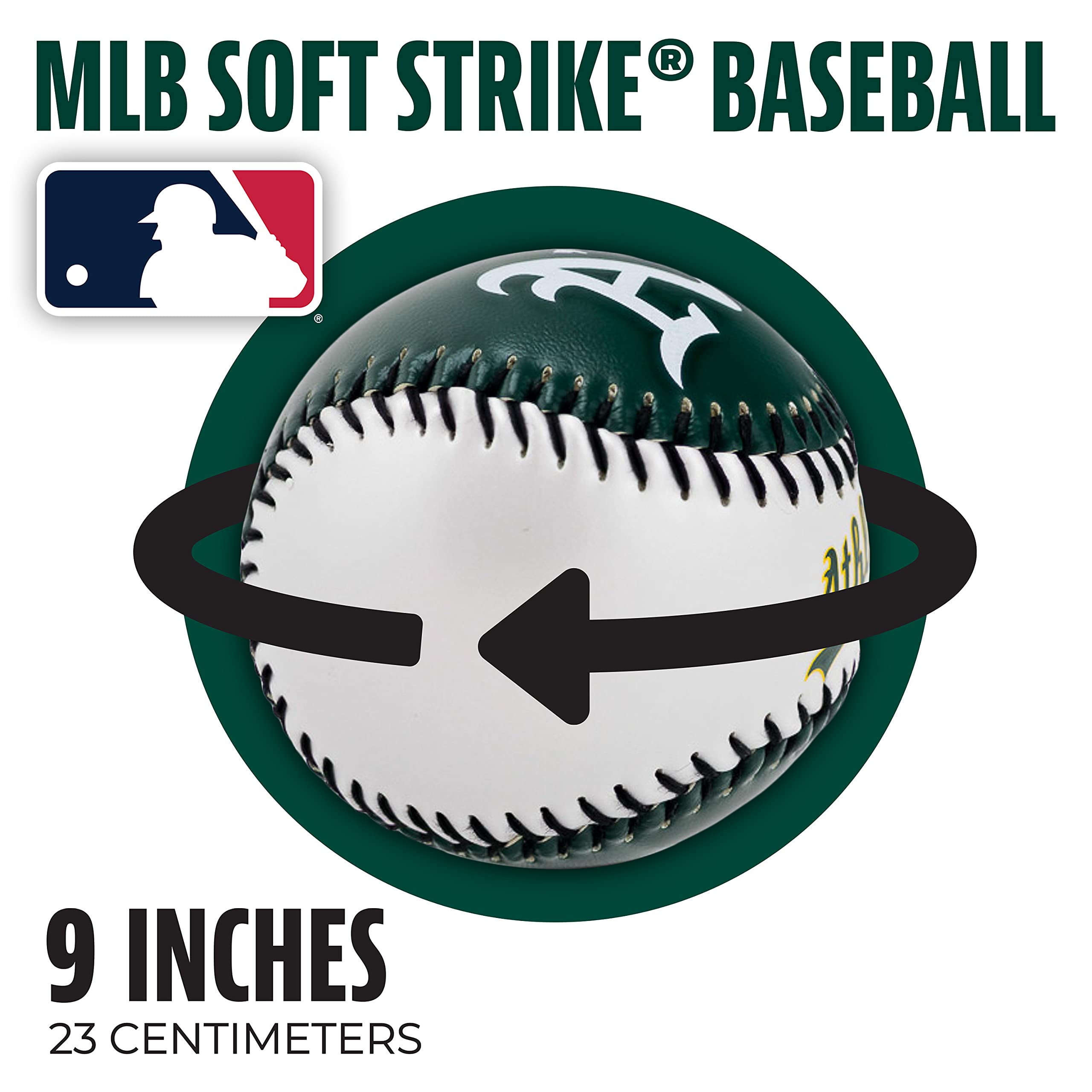 Foto 3 pulgar | Equipo De Béisbol De Juguete Franklin Sports Oakland Athletics Mlb - Venta Internacional.