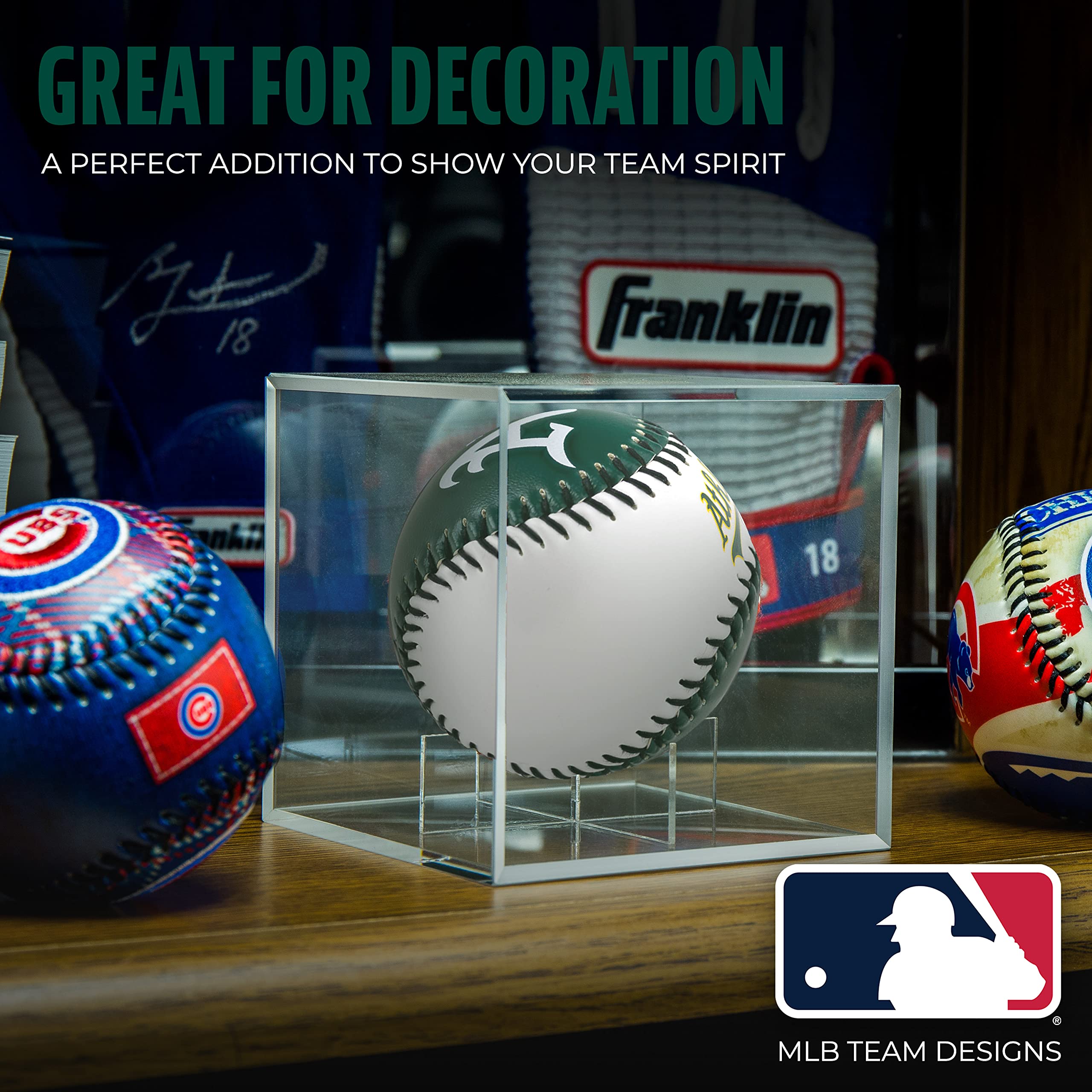 Foto 6 pulgar | Equipo De Béisbol De Juguete Franklin Sports Oakland Athletics Mlb - Venta Internacional.