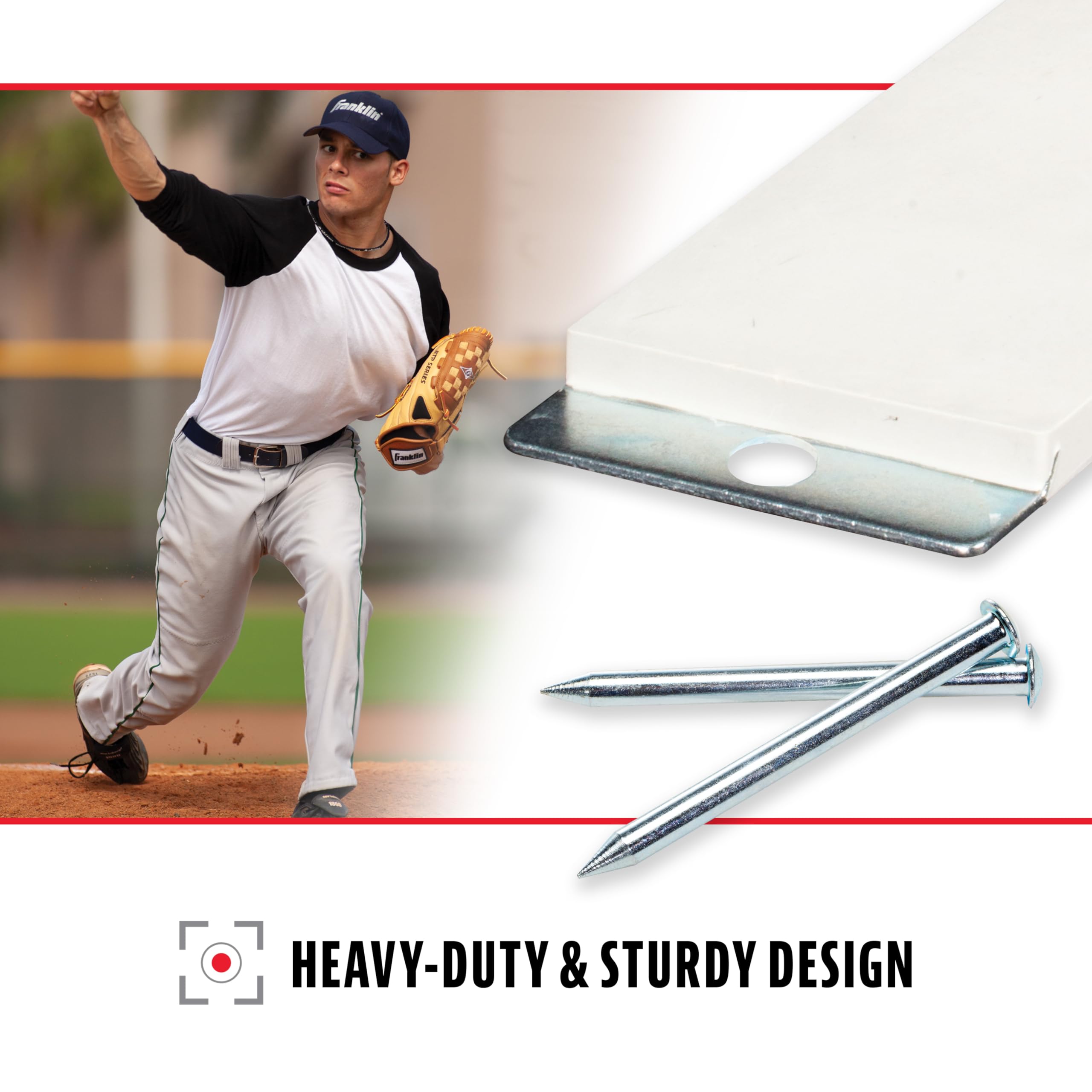 Foto 5 | Pitcher's Mound Rubber Franklin Sports Softbol Béisbol - Venta Internacional.