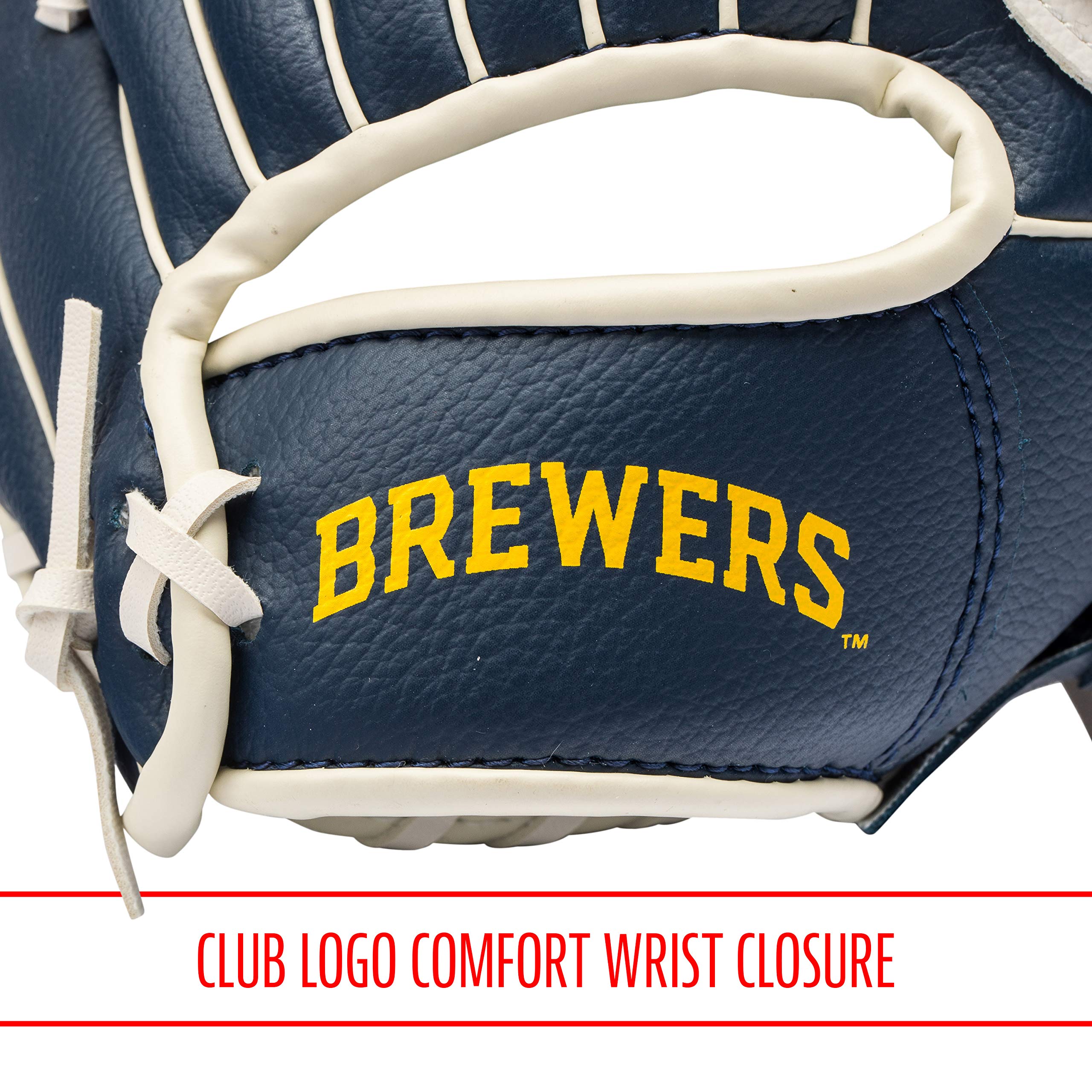 Foto 6 | Set De Guantes Y Pelota Teeball Franklin Sports Mlb 9.5 Milwaukee - Venta Internacional.