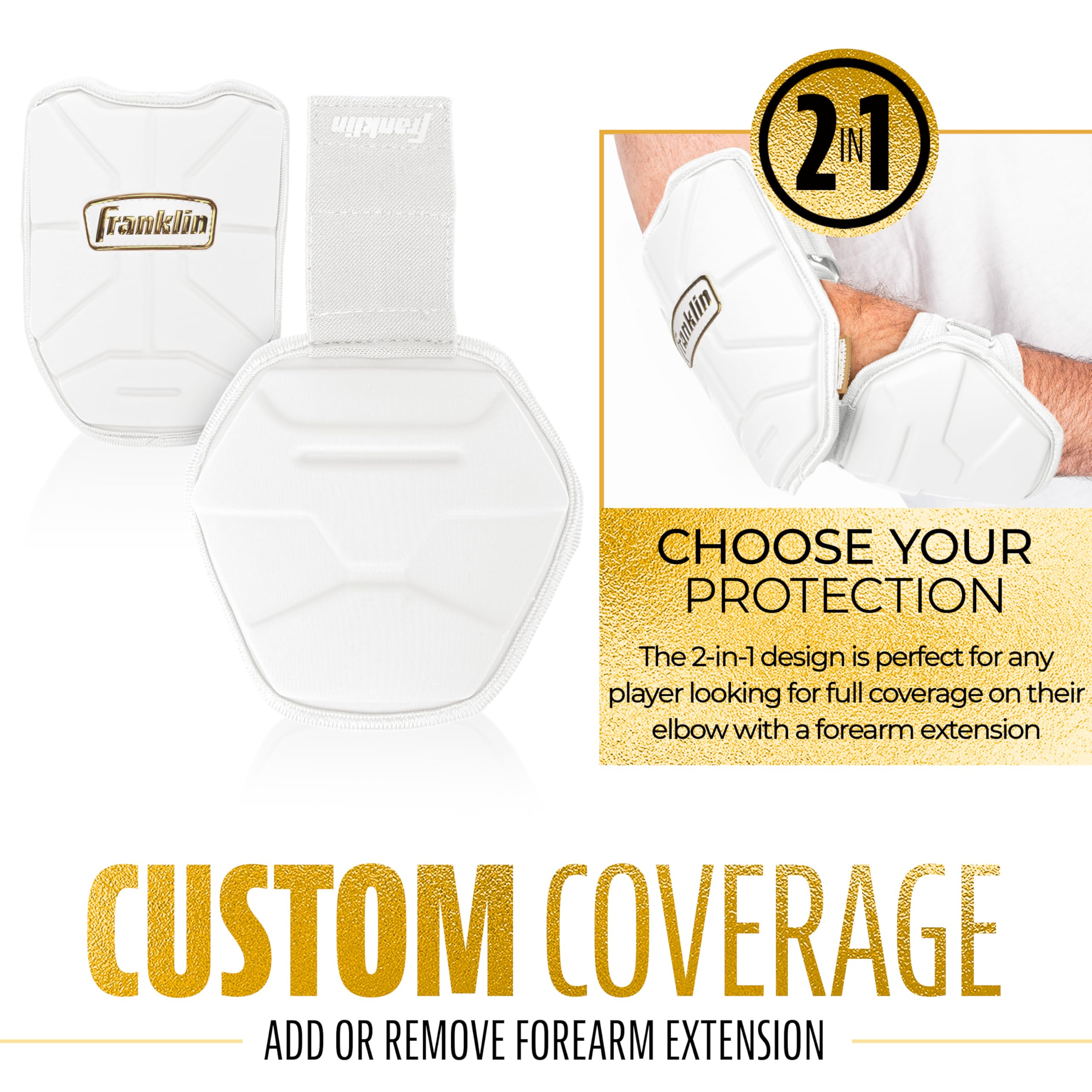 Foto 3 pulgar | Protector De Codo Franklin Sports Serie Prt De Béisbol Para Adultos - Venta Internacional.