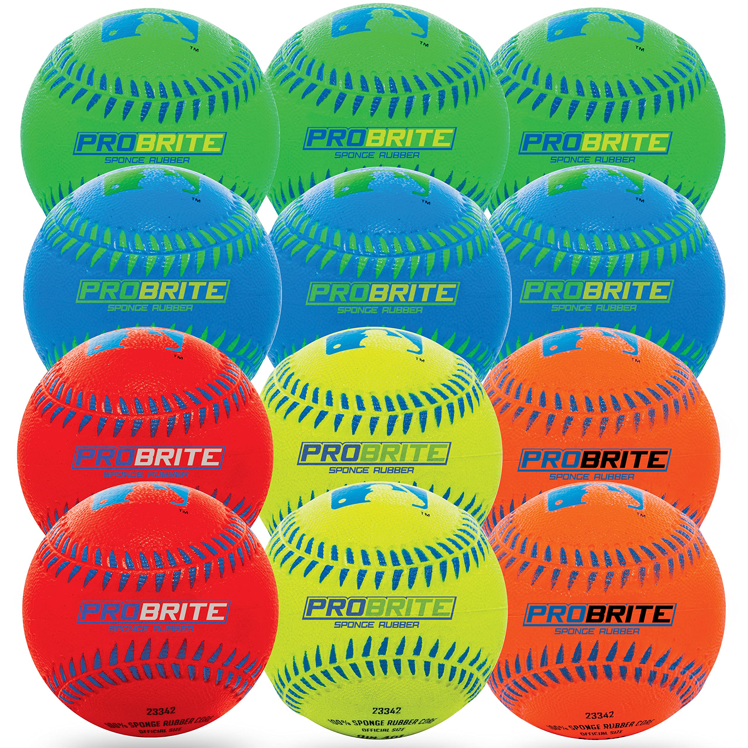 Teeball Franklin Sports Pro Brite Neon Rubber Mlb Youth - Venta Internacional. $980