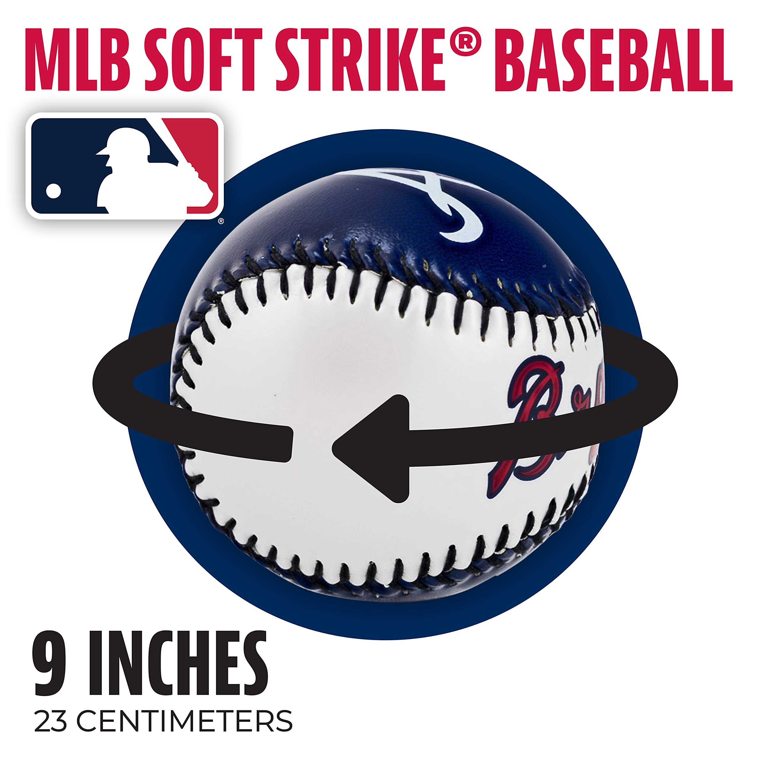 Foto 3 pulgar | Equipo De Béisbol De Juguete Franklin Sports Atlanta Braves De La Mlb - Venta Internacional.