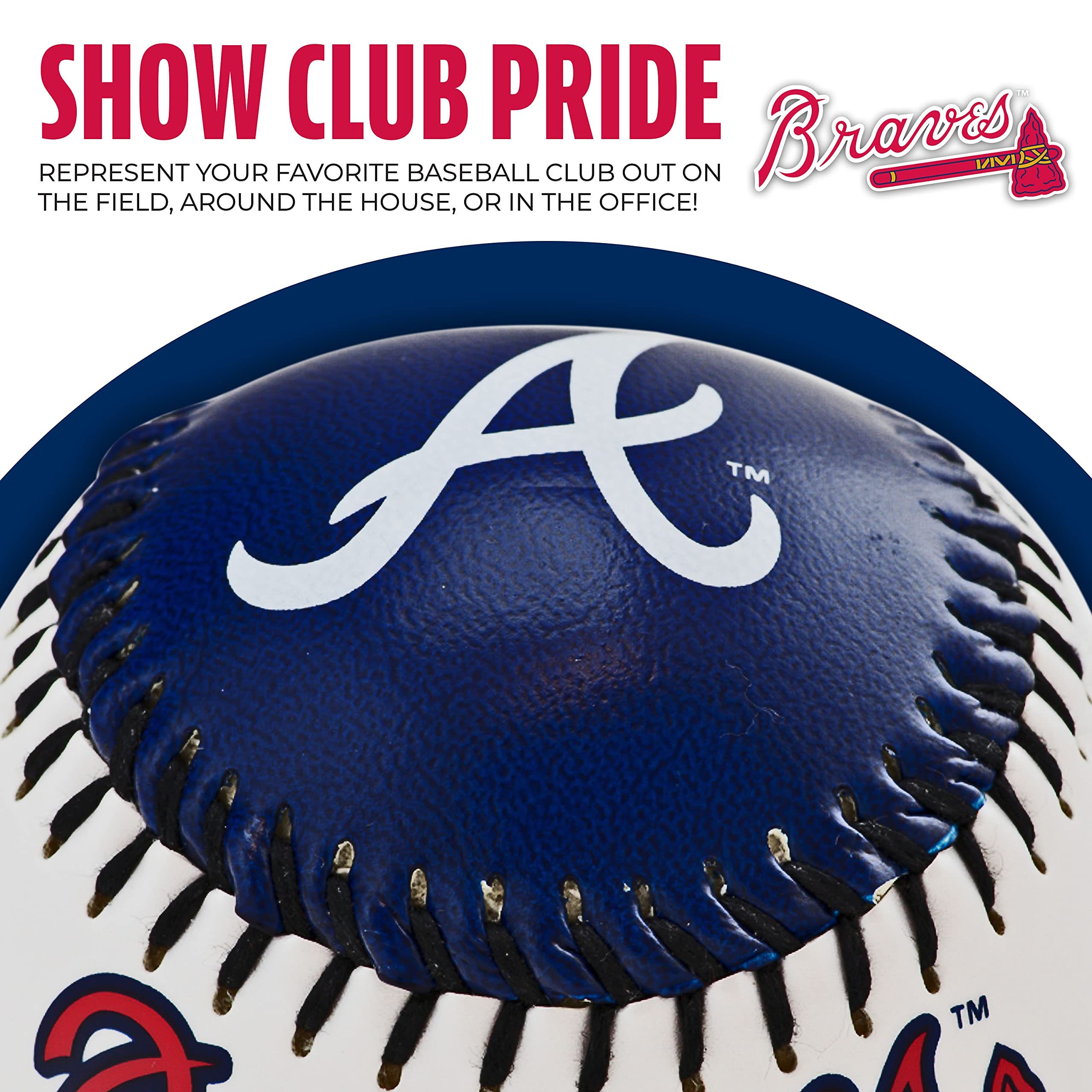 Foto 5 pulgar | Equipo De Béisbol De Juguete Franklin Sports Atlanta Braves De La Mlb - Venta Internacional.