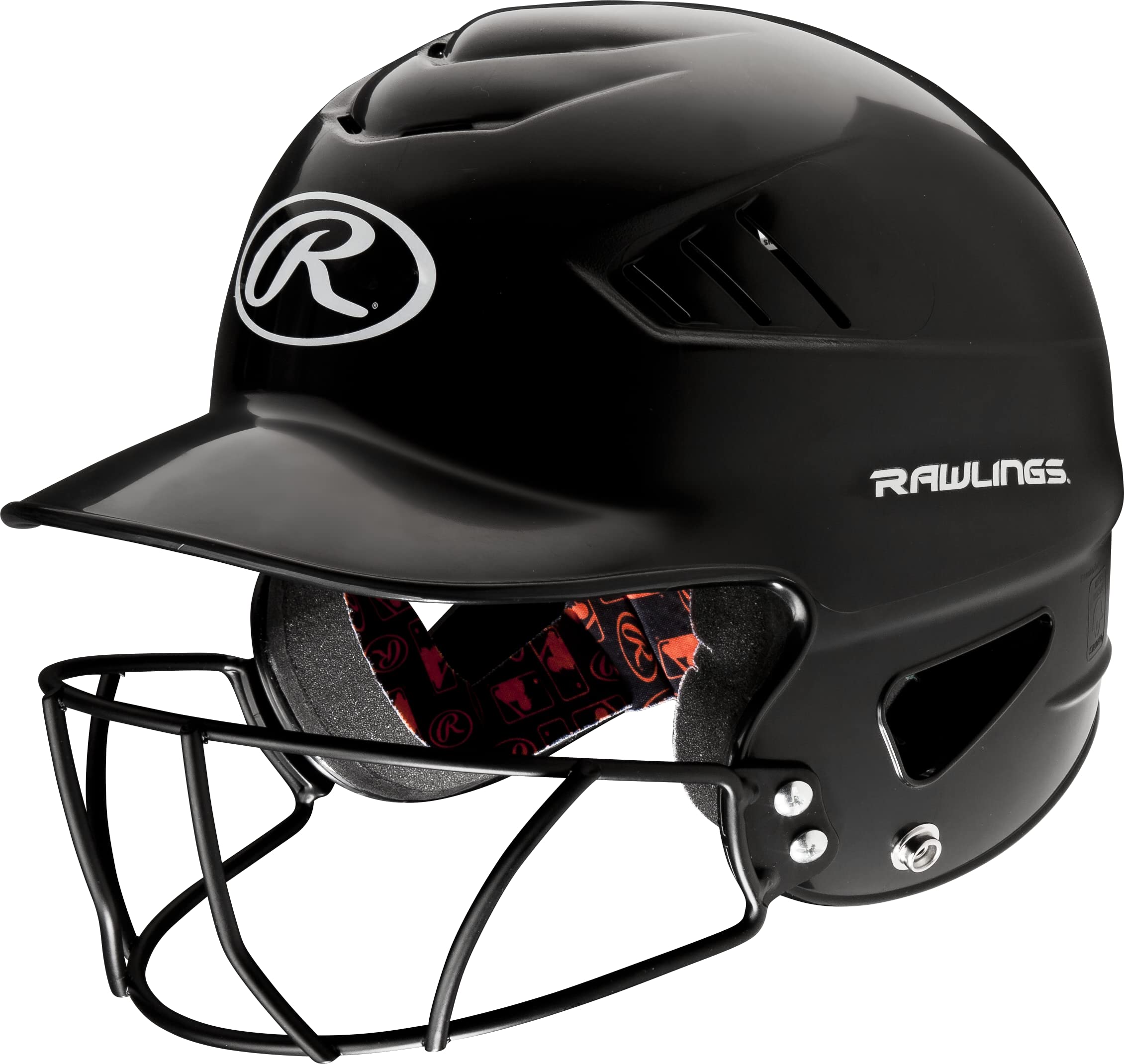 Foto 2 pulgar | Casco De Bateo Rawlings Coolflo Negro, Talla Única +, Máscara Facial - Venta Internacional.