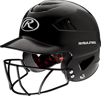 Foto 1 | Casco De Bateo Rawlings Coolflo Negro, Talla Única +, Máscara Facial - Venta Internacional.