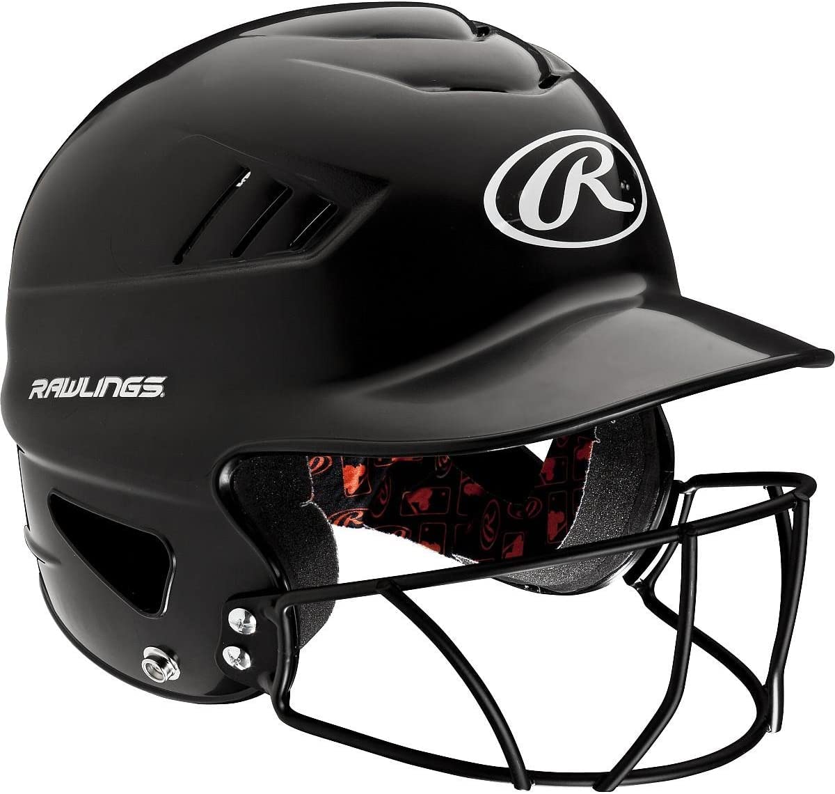 Foto 4 pulgar | Casco De Bateo Rawlings Coolflo Negro, Talla Única +, Máscara Facial - Venta Internacional.