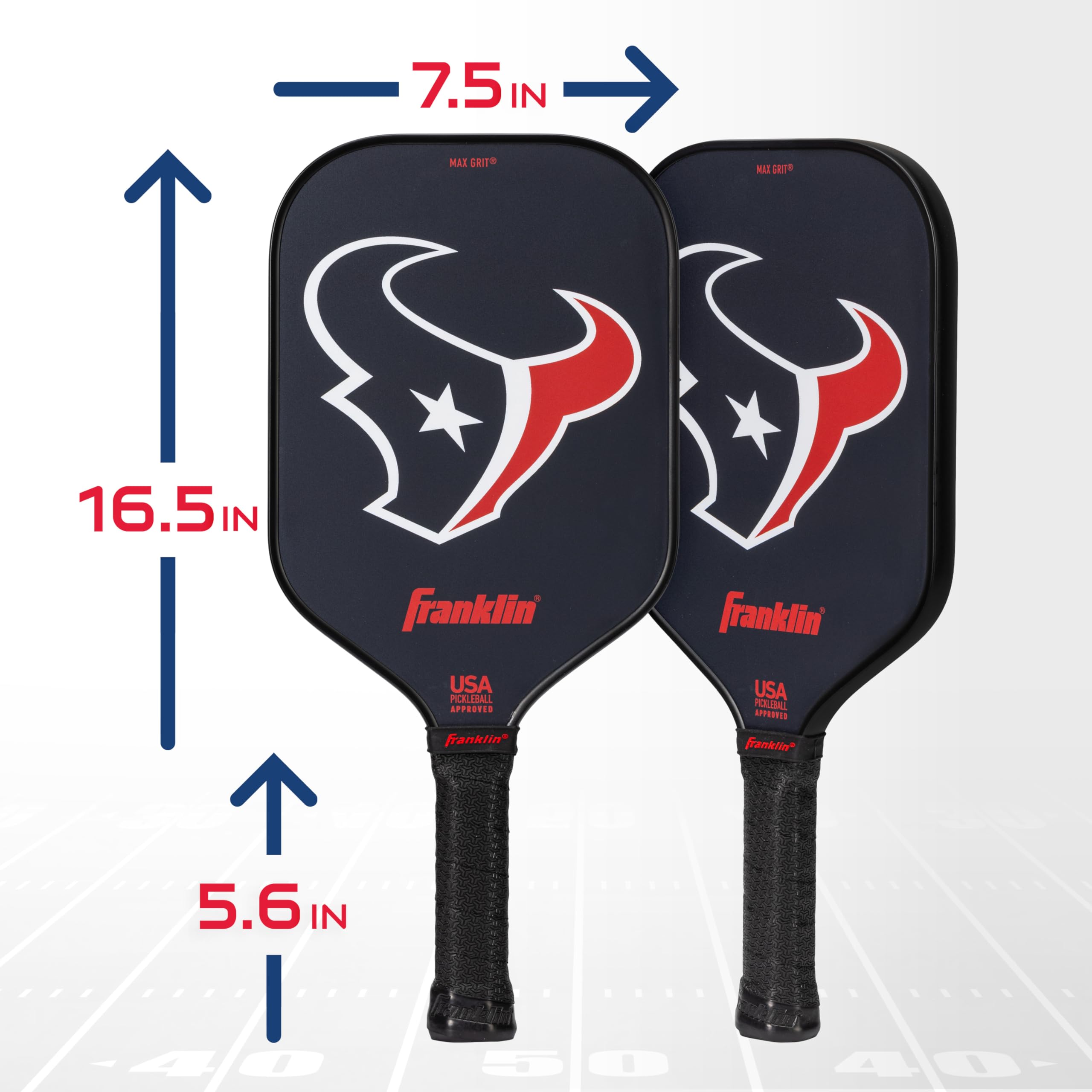 Foto 3 pulgar | Pickleball Paddle Franklin Sports Nfl Houston Texans - Venta Internacional.