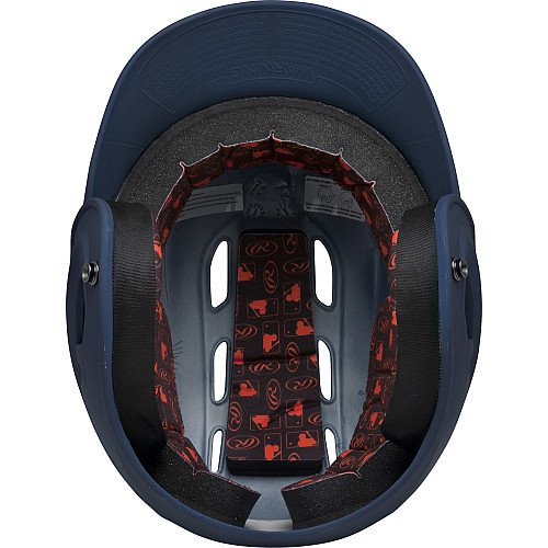 Foto 3 pulgar | Casco De Bateo De Béisbol Rawlings R16 Velo Senior Matte Navy - Venta Internacional.