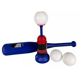 Foto 1 | Bat Beisbol Softbol De Niños Con Lanzador Y 3 Bolas Juguete Eo Safe Imports Esi-17479 Multicolor