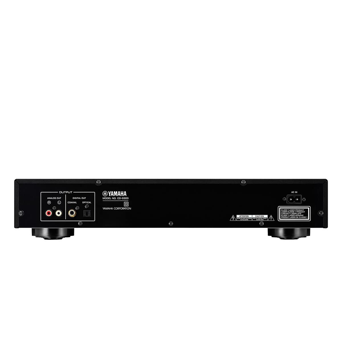 Foto 4 pulgar | Reproductor De Cd Yamaha Cd-s303, Mando A Distancia Con Entrada Usb Única, Color Negro - Venta Internacional.