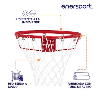 Foto 4 | Aro Profesional De Basquetbol 46 Cm - Enersport